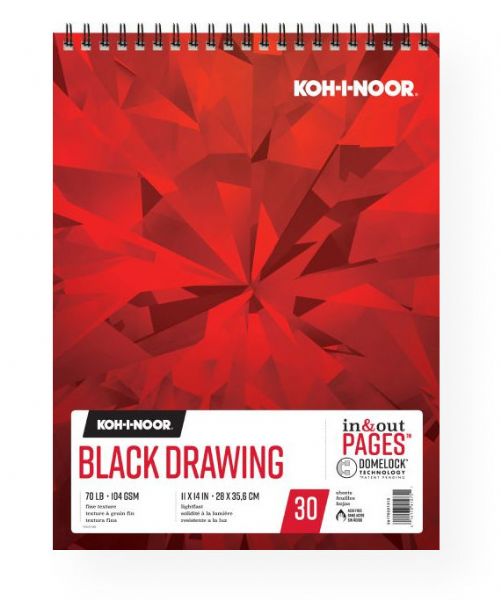 Koh-I-Noor K26170221312 Black Drawing Paper 11