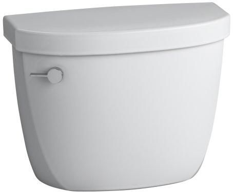 Kohler K-4418-0 Model K-4418 Cimarron 1.6 gpf Class Six Toilet Tank, White, 12