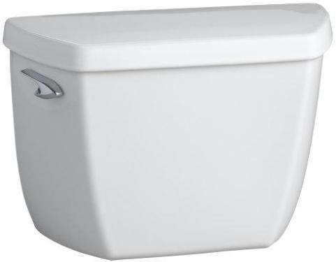 Kohler K-4632-0 Model K-4632 Wellworth Toilet Tank with Class Five Flushing Technology, White, 1.6 gallons per flush, Canister flush valve provides smooth flushing actuation with consistent water usage, flush after flush, Exclusive DryLock fast installation system facilitates installation and prevents potential leak points during installation and throught the life of the product (K46320 K4632-0 K-46320 K4632)