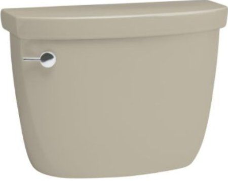 Kohler K-4634-G9 Model K-4634 Cimarron Toilet Tank with Left-hand Trip Lever, Sandbar, Combines with K-4286 Cimarron Comfort Height elongated bowl to create K-3496 Cimarron Comfort Height elongated toilet, Combines with K-4287 Cimarron Comfort Height round front bowl to create K-3497 Cimarron Comfort Height round front toilet (K4634G9 K4634-G9 K-4634G9 K4634)