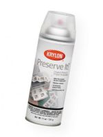 Krylon K7026 Preserve It! Gloss Spray; Preserve It! doubles the life of photos, scrapbook pages and paper crafts; It also protects against moisture, fading and smudges; Shipping Weight 1.00 lb; Shipping Dimensions 7.78 x 2.75 x 2.00 in; UPC 724504070269 (KRYLONK7026 KRYLON-K7026 PRESERVE-IT-K7026 ARTWORK) 