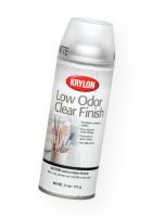 Krylon K7120 Low Odor Clear Finish Spray Matte; Permanent, protective coating dries within 15 minutes; Easy soap and water cleanup, so it's convenient to spray even when indoors; Clear latex finish; 11 oz cans; Shipping Weight 0.94 lb; Shipping Dimensions 2.62 x 2.62 x 8.00 in; UPC 724504071204 (KRYLONK7120 KRYLON-K7120 KRYLON/K7120 ARTWORK CRAFT) 