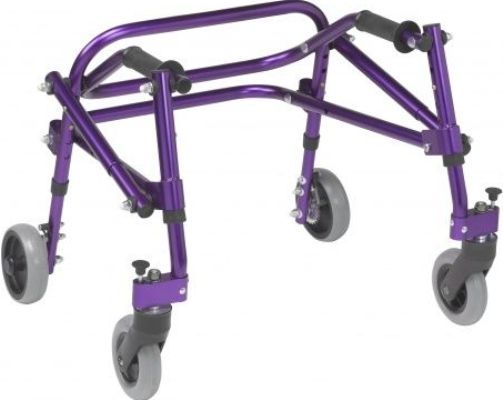 Drive Medical KA1200-2GWP Nimbo 2G Lightweight Posterior Walker, Extra Small, Height Adjustable Aluminum Frame, Aluminum Primary Product Material, 19.5