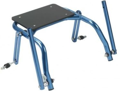 Drive Medical KA2285-2GKB Nimbo 2G Walker Seat Only, Small, 4 Number of Wheels, 85 lbs Product Weight Capacity, Flip down seat for convenient seating, Seat folds up for standing and walking, For Nimbo 2G Lightweight Gait Trainer, Knight Blue Color, UPC 822383584096 (KA2285-2GKB KA2285 2GKB KA22852GKB)