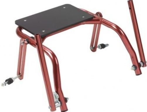 Drive Medical KA2285-2GCR Nimbo 2G Walker Seat Only, Small, 4 Number of Wheels, 85 lbs Product Weight Capacity, Flip down seat for convenient seating, Seat folds up for standing and walking, For Nimbo 2G Lightweight Gait Trainer, Castle Red Color, UPC 822383584089 (KA2285-2GCR KA2285 2GCR KA22852GCR)