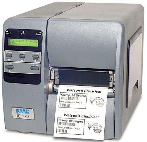 Datamax KA3-00-48900007 Model M-4308 M-Class Mark II Direct Thermal/Thermal Transfer Barcode Label Printer, Bi-Directional, Peel and Present Sensor and Internal Rewind, Print speed 8 IPS, Resolution 300 DPI, Print width 4.25