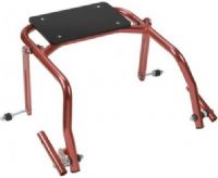 Drive Medical KA3285-2GCR Nimbo 2G Walker Seat Only, Medium, 4 Number of Wheels, 150 lbs Product Weight Capacity, Flip down seat for convenient seating, Seat folds up for standing and walking, For Nimbo 2G Lightweight Gait Trainer, Castle Red Color, UPC 822383584133 (KA3285-2GCR KA3285 2GCR KA32852GCR) 