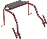 Drive Medical KA4285-2GCR Nimbo 2G Walker Seat Only, Large, 4 Number of Wheels, 190 lbs Product Weight Capacity, Flip down seat for convenient seating, Seat folds up for standing and walking, For Nimbo 2G Lightweight Gait Trainer, Castle Red Color, UPC 822383584140 (KA4285-2GCR KA4285 2GCR KA42852GCR)  