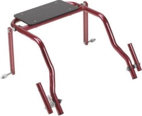 Drive Medical KA4285-2GCR Nimbo 2G Walker Seat Only, Large, 4 Number of Wheels, 190 lbs Product Weight Capacity, Flip down seat for convenient seating, Seat folds up for standing and walking, For Nimbo 2G Lightweight Gait Trainer, Castle Red Color, UPC 822383584140 (KA4285-2GCR KA4285 2GCR KA42852GCR) 