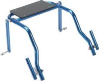 Drive Medical KA4285-2GKB Nimbo 2G Walker Seat Only, Large, 4 Number of Wheels, 190 lbs Product Weight Capacity, Flip down seat for convenient seating, Seat folds up for standing and walking, For Nimbo 2G Lightweight Gait Trainer, Knight Blue Color, UPC 822383584157 (KA4285-2GKB KA4285 2GKB KA42852GKB) 
