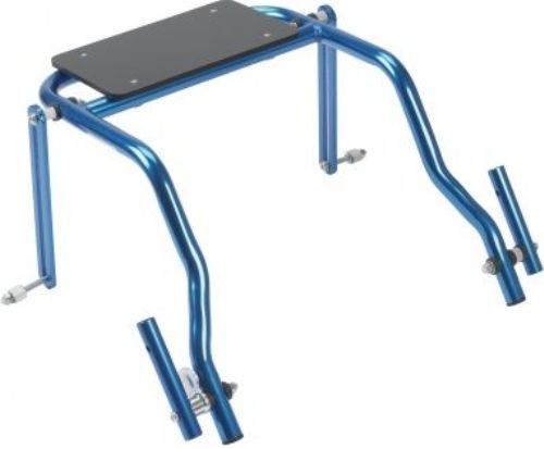 Drive Medical KA4285-2GKB Nimbo 2G Walker Seat Only, Large, 4 Number of Wheels, 190 lbs Product Weight Capacity, Flip down seat for convenient seating, Seat folds up for standing and walking, For Nimbo 2G Lightweight Gait Trainer, Knight Blue Color, UPC 822383584157 (KA4285-2GKB KA4285 2GKB KA42852GKB)