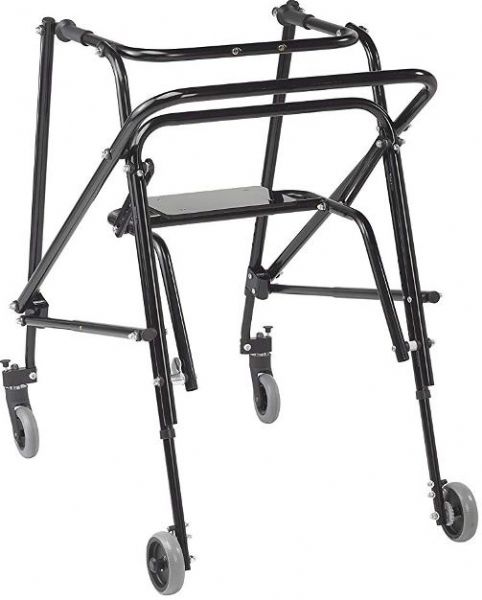 Drive Medical KA5200S-2GEB Nimbo 2G Lightweight Posterior Walker with Seat, Extra Large, 4 Number of Wheels, 41