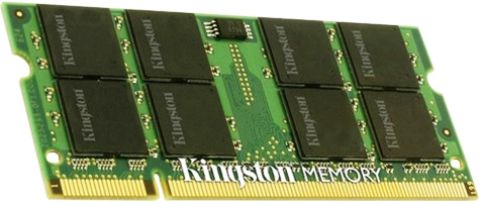 Kingston KAC-MEMF/1G DDR2 Sdram Memory Module, 1 GB Memory Size, DDR2 SDRAM Memory Technology, 1 x 1 GB Number of Modules, 667 MHz Memory Speed, Unbuffered Signal Processing, 200-pin Number of Pins, Green Compliant, UPC 740617090062 (KACMEMF1G KAC-MEMF-1G KAC MEMF 1G)