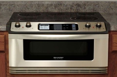 Sharp Kb5121ks Electric Cooktop And Microwave Drawer Combination