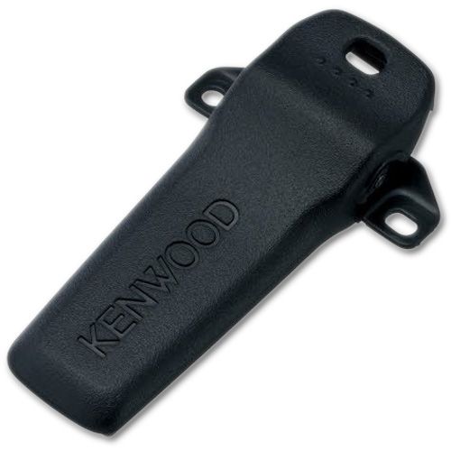 Channelgistix KBH-20M Metal Belt Clip For PKT-23 Two-Way Radio, Replacement; Includes belt clips and screws; Screw on Replacement Clips; Compatible with TK-3130, TK-3131, and TK-3230 Pro Talk two-way radio series; Makes it easy to replace broken belt clips; Easy installation; Dimensions 4.57