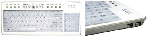 Bytecc KB-SKB-2200HUB-W Slim Multimedia Pro Keyboard-USB with 2 USB Hubs, White, Hot Keys for Instant Web and E-Mail Access, Slim compact design, Convenient Multimedia Controls, 15 Hot Keys (8 Programmable Hot Keys), 5 Internet Hot Keys (WWW, Refresh, Search, Stop, Email) (KBSKB2200HUBW KB-SKB2200HUB-W KBSKB-2200HUB- KB-SKB-2200HUB KB-SKB-2200H-W)