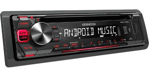 Kenwood KDC-125U CD Receiver with Front USB & AUX Inputs, TDF Theft Deterrent Faceplate, 13 Digit 1 Line LCD Display, Rotary Encoder and Direct Key (APP/USB) for easy operation, Music Search & Mixed Preset memory function, Digital Clock (12H), Key Illumination (Red), Dimmer timer, 50W x 4 (MOSFET Power IC) Maximum Output Power, UPC 001904821329 (KDC125U KDC 125U KD-C125U)