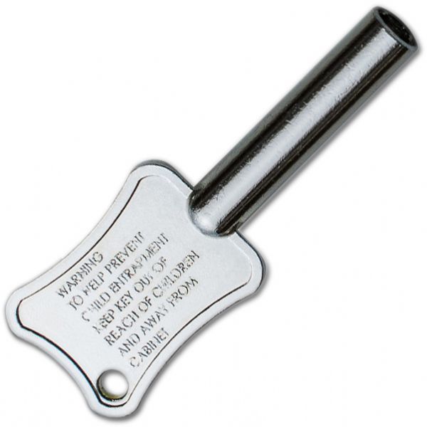 Summit KeyIF Extra Key For Select Panel-Ready Models With Suffix IF, KeyIF is a spare key available for use with select panel-ready models that require a longer shaft, Dimensions 3.0