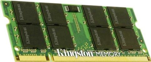 Kingston KFJ-FPC165/1G DDR2 SDRAM Memory, DRAM Type, 1 GB Storage Capacity, DDR2 SDRAM Technology, SO DIMM 200-pin Form Factor, 533 MHz PC2-4300 Memory Speed, Non-ECC Data Integrity Check, Unbuffered RAM Features, 1 x memory - SO DIMM 200-pin Compatible Slots, UPC 740617082586 (KFJFPC1651G KFJ-FPC165/1G KFJ FPC165 1G)