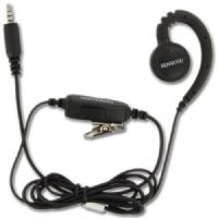 Channelgistix KHS-34 C-Ring Earbud Hanger with PTT and Clip Microphone (Single Pin) for PTK-23K ProTalk Lite, Black; In line push to talk microphone; Rests lightly on the ear; Durable; Black; Discrete C-ring earpiece with convenient In-Line PTT; Single 3.5mm jack; Comfortable and lightweight at only 0.94 oz; Earpiece rests outside on left or right ear; UPC 019048205490 (CHANNELGISTIXKHS34 CHANNELGISTIX KHS34 CHANNELGISTIX-KHS34 KHS 34 KHS-34 KENWOOD) 