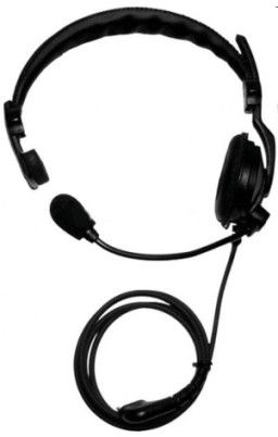 Kenwood KHS-7 Single Muff Headset with Boom Mic, Black, Work with Kenwood TK-2160 TK-3160 TK-2170 TK-3170 TK-260 TK-360 TK-270 TK-370 TK-272 TK-372 TK-373 TK-3173 Two-Way Radios (KHS7 KHS 7)