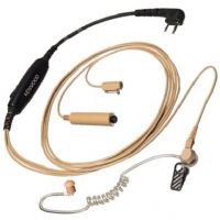 Channelgistix KHS-9BE Three-Wire Lapel Microphone with Earphone, Beige; Three-Wire lapel microphone with earphone; Earphone with quick disconnect clear acoustic tube; Push-to-talk capability through a remotely located button; Unobtrusive microphone; Beige; For high-noise environments; (CHANNELGISTIXKHS9BE CHANNELGISTIX KHS9BE CHANNELGISTIX-KHS9BE KHS 9BE KHS-9BE KENWOOD) 