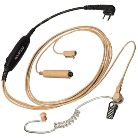 Channelgistix KHS-9BE Three-Wire Lapel Microphone with Earphone, Beige; Three-Wire lapel microphone with earphone; Earphone with quick disconnect clear acoustic tube; Push-to-talk capability through a remotely located button; Unobtrusive microphone; Beige; For high-noise environments; (CHANNELGISTIXKHS9BE CHANNELGISTIX KHS9BE CHANNELGISTIX-KHS9BE KHS 9BE KHS-9BE KENWOOD)