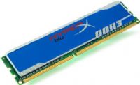 Kingston KHX1333C9D3B1/2G HyperX blu DDR3 SDRAM Memory, 2 GB Storage Capacity, DDR3 SDRAM Technology, DIMM 240-pin Form Factor, 1333 MHz - PC3-10600 Memory Speed, CL9 Latency Timings, Non-ECC Data Integrity Check, Unbuffered RAM Features, 256 x 64 Module Configuration, 1.5 V Supply Voltage, Gold Lead Plating, 1 x memory - DIMM 240-pin Compatible Slots, UPC 740617178562 (KHX1333C9D3B12G KHX1333C9D3B1-2G KHX1333C9D3B1 2G) 