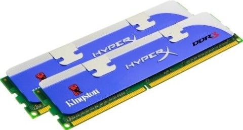 Kingston KHX1600C9D3T1K2/4GX HyperX DDR3 SDRAM Memory, DRAM Type, 4 GB - 2 x 2 GB Storage Capacity, DDR3 SDRAM Technology, DIMM 240-pin Form Factor, 1600 MHz - PC3-12800 Memory Speed, CL9 Latency Timings, Non-ECC Data Integrity Check, Intel Extreme Memory Profiles (XMP), T1 heatsink, dual channel , unbuffered RAM Features, 256 x 64 Module Configuration, 1.65 V Supply Voltage, UPC 740617183269 (KHX1600C9D3T1K24GX KHX1600C9D3T1K2-4GX KHX1600C9D3T1K2 4GX)