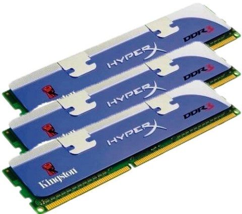 Kingston KHX1866C9D3K3/12GX Hyperx DDR3 Sdram Memory Module, 12 GB Memory Size, DDR3 SDRAM Memory Technology, 3 x 4 GB Number of Modules, 1866 MHz Memory Speed, DDR3-1866/PC3-14900 Memory Standard, Non-ECC Error Checking, Unbuffered Signal Processing, Gold Plated Plating, CL9 CAS Latency, 240-pin Number of Pins, UPC 740617190755 (KHX1866C9D3K312GX KHX1866C9D3K3-12GX KHX1866C9D3K3 12GX)