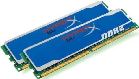 Kingston KHX6400D2B1K2/2G Hyperx DDR2 Sdram Memory Module, 2 GB Memory Size, DDR2 SDRAM Memory Technology, 2 x 1 GB Number of Modules, 800 MHz Memory Speed, DDR2-800/PC2-6400 Memory Standard, Non-ECC Error Checking, Unbuffered Signal Processing, 240-pin Number of Pins, DIMM Form Factor, UPC 740617174090 (KHX6400D2B1K22G KHX6400D2B1K2-2G KHX6400D2B1K2 2G)