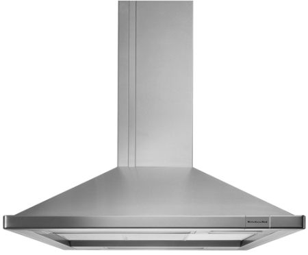 KitchenAid KICU265HSS Island Mount Range Hood, Fully Adjustable Mounting System, 600 CFM Internal Blower, 3 1/4