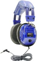 HamiltonBuhl KIDS-SC7V Deluxe Over-Ear Blue Headphone with Volume Control; Leatherette padded Headband; Washable, replaceable leatherette Cushions; 3.5 mm stereo jacketed plug; 5' Dura-Cord - chew-resistant, PVC-sleeved, braided nylon; Speaker drivers 40mm; Frequency response 500Hz-20KHz; Impedance 32 Ohms; Sensitivity 110dB; UPC 681181320189 (HAMILTONBUHLKIDSSC7V KIDSSC7V KIDS SC7V) 