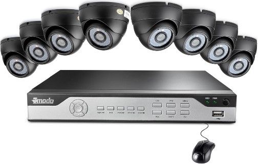 Zmodo KIL8-MARZBZ8N-1T Eight-Channel 960H H.264 Real-Time DVR with 1TB Hard Drive, QR-Code Scan Setup & 8 600TVL Outdoor Sony CCD IR Security Dome Cameras; Simple Remote Access Set-up, Monitor without Worrying, Save and Relive Treasured Moments, Never Unaware of your Loved Ones, UPC 889490000635 (KIL8MARZBZ8N1T KIL8MARZBZ8N-1T KIL8-MARZBZ8N1T KIL8-MARZBZ8N)