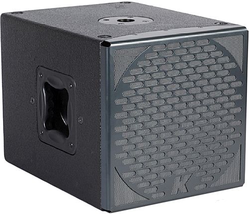 K-array KL12ma High Technology Self-powered Subwoofer, Speakers power handling 600W (AES), Max power 1200W, Frequency range 40 Hz - 150 Hz, SPL 1W/1mt 95 dB, Unique performance-to-size ratio, High power 123dB continuous, 129dB peak, Fitted with integral handles and castors, Direct radiating, long excursion 12 driver (KL-12MA KL 12MA KL12-MA KL12 MA KARRAY)