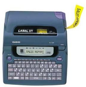 Casio KL7200 Label Printer, Up to 3 lines of text, 12-digit LCD display, Top-loading cassette (KL 7200 KL-7200)