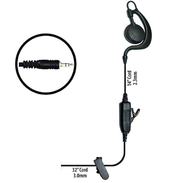 Klein Electronics Agent-M2 Single Wire Earpiece, The Agent radio earpiece features a sturdy C swivel earloop design that allows users to wear on left or right ear, Come with clear audio speaker, PTT button and microphone In line, Great for shift workers needing to share earpieces, UPC 689407527503 (KLEIN-AGENT-M2 AGENT-M2 KLEINAGENTM2 SINGLE-WIRE-EARPIECE)