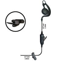 Klein Electronics Agent-M3 Single Wire Earpiece, The Agent radio earpiece features a sturdy C swivel earloop design that allows users to wear on left or right ear, Comes with clear audio speaker, PTT button and microphone in line, Great for shift workers needing to share earpieces, UPC 689407527510 (KLEIN-AGENT-M3 AGENT-M3 KLEINAGENTM3 SINGLE-WIRE-EARPIECE) 