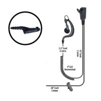 Klein Electronics BodyGuard-M7 Split Wire Kit, The bodyguard radio comes with adjustable earloop split-wire security kit for left or right ear usage, The earpiece cord includes a built in microphone with a push to talk button, Steel clothing clip, Ideal for use by security workers, UPC 853171000474 (KLEIN-BODYGUARD-M7  BODYGUARD-M7 KLEINBODYGUARDM7 SINGLE-WIRE-EARPIECE) 