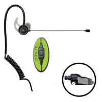 Klein Electronics Comfit-K2 Noise Canceling Boom Microphone Earpiece, The boom microphone earpiece connector has a noise canceling boom with a built-in flat PTT button, It comes with 3 custom silicone eartip included, Adjustable earloop, Microphone is lightweight and contours the face, UPC 854807007836 (KLEIN-COMFIT-K2 COMFIT-K2 KLEINCOMFITK2 MICROPHONE) 
