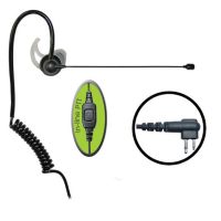 Klein Electronics Comfit-M1 Noise Canceling Boom Microphone Earpiece, The boom microphone earpiece connector has a noise canceling boom with a built-in flat PTT button, It comes with 3 custom silicone eartip included, Adjustable earloop, Microphone is lightweight and contours the face, UPC 898609002545 (KLEIN-COMFIT-M1 COMFIT-M1 KLEINCOMFITM1 MICROPHONE) 