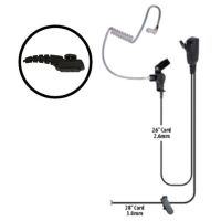 Klein Electronics Signal-H1 Split Wire Kit, The Signal radio comes with split-wire security kit, A detachable audio tube at the end has an eartip to fit either the left or right ear, The earpiece cord includes a built in microphone with a push to talk button, It has clothing clip, Ideal for use by security workers, UPC 898609002590 (KLEIN-SIGNAL-H1 SIGNAL-H1 KLEINSIGNALH1 SINGLE-WIRE-EARPIECE) 