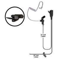 Klein Electronics Signal-M3 Split Wire Kit, The Signal radio comes with split-wire security kit, A detachable audio tube at the end has an eartip to fit either the left or right ear, The earpiece cord includes a built in microphone with a push to talk button, It has clothing clip, Ideal for use by security workers, UPC 898609002330 (KLEIN-SIGNAL-M3 SIGNAL-M3 KLEINSIGNALM3 SINGLE-WIRE-EARPIECE) 