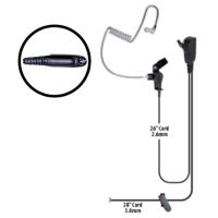 Klein Electronics Signal-M5 Split Wire Kit, The Signal radio comes with split-wire security kit, A detachable audio tube at the end has an eartip to fit either the left or right ear, The earpiece cord includes a built in microphone with a push to talk button, It has clothing clip, Ideal for use by security workers, UPC 853171000030 (KLEIN-SIGNAL-M5 SIGNAL-M5 KLEINSIGNALM5 SINGLE-WIRE-EARPIECE) 