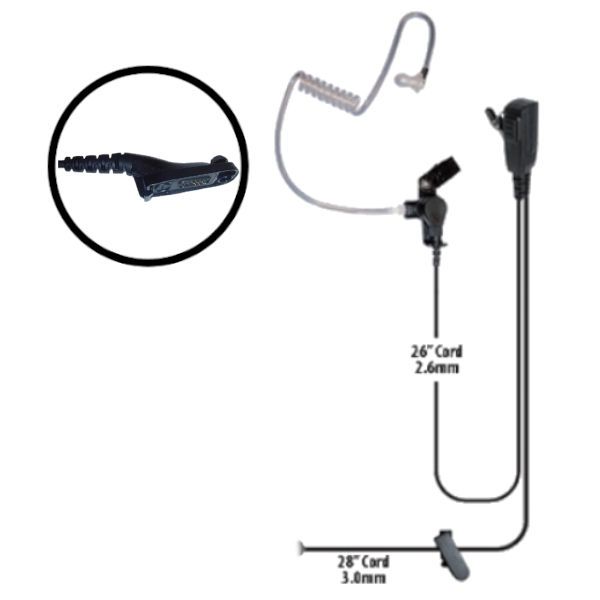 Klein Electronics Signal-M7 Split Wire Kit, The Signal radio comes with split-wire security kit, A detachable audio tube at the end has an eartip to fit either the left or right ear, The earpiece cord includes a built in microphone with a push to talk button, It has clothing clip, Ideal for use by security workers, UPC 898609002323 (KLEIN-SIGNAL-M7 SIGNAL-M7 KLEINSIGNALM7 SINGLE-WIRE-EARPIECE)Klein Electronics Signal-M7 Split Wire Kit, The Signal radio comes with split-wire security kit, A detac