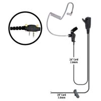 Klein Electronics Signal-S6 Split Wire Kit, The Signal radio comes with split-wire security kit, A detachable audio tube at the end has an eartip to fit either the left or right ear, The earpiece cord includes a built in microphone with a push to talk button, It has clothing clip, Ideal for use by security workers, UPC 853171000900 (KLEIN-SIGNAL-S6 SIGNAL-S6 KLEINSIGNALS6 SINGLE-WIRE-EARPIECE) 