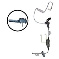 Klein Electronics Star-Y4 Single Wire Earpiece, Unique 1wire earpiece with in line PTT button and microphone, Clear quick disconnect audio tube and clothing clip, Adjustable for left or right ear usage, Eartips included, Acoustic Tube, In-Line PTT, UPC 853171000634 (KLEIN-STAR-Y4 STAR-Y4 KLEINSTARY4 SINGLE-WIRE-EARPIECE) 