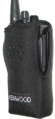 Kenwood KLH-126 Nylon Case, Black, Fits with Kenwood TK-2200, TK-3200 or TK-3102 Pro Talk two-way radio, All controls are usable without removing the radio (KLH126 KLH 126)