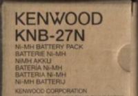 Kenwood KNB-27 Two Way Radio Replacement Battery, 3.6 Voltage, 1500 mAH Capacity, Chemistry, For use With TK3130 and TK3131 (KNB-27 KNB 27 KNB27 KNB)