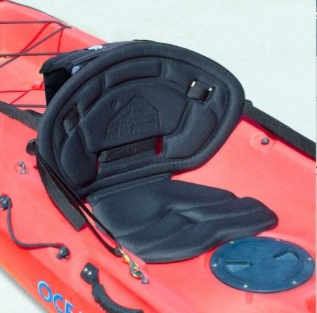Surf to Summit KOF331 The Outfitter Molded Foam Kayak Seat With Standard Pack; Built with our proprietary process of layered foam, fabric, and plastic, compression molded at 400 F and 60 tons of pressure; 4 point adjustable attachment system for customizable comfort; Seat Back 13